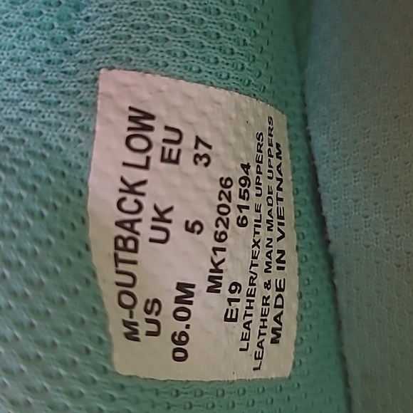 Merrell Outback Gray Purple Hiking Shoes - Picture 10 of 10